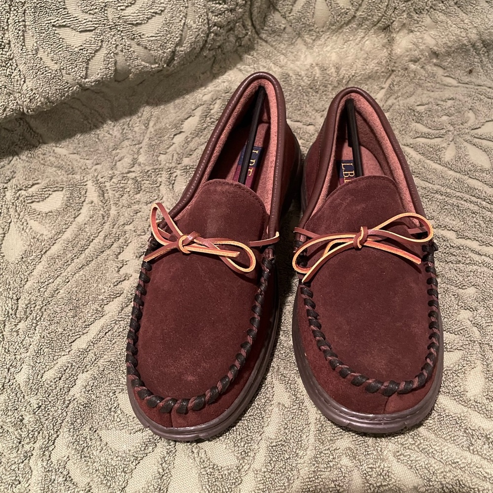 MENS L.B. EVANS SUEDE LOAFERS~ Size 11